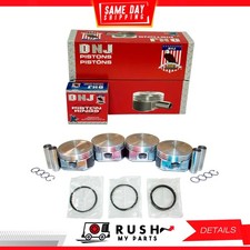 00-08 Piston And Ring Kit For Chevrolet 2.2l L4 Dohc 16v Ecotec Dnj Prk317