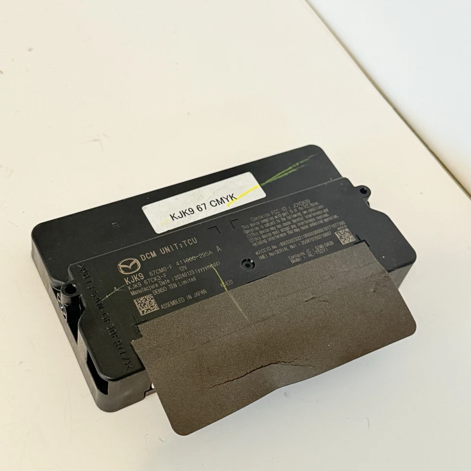 2024 MAZDA CX-5 MÓDULO DE CONTROL DE COMUNICACIÓN TELEMÁTICA OEM KJK967CK3-F Foto 3 de 4