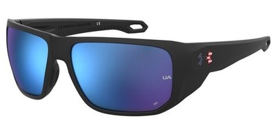 Under armour UA Attack 2 Sonnenbrille SDK (W1) Schwarz/Blau Polarisiert
