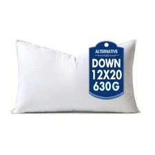 12x20 Down Alternative Pillow Insert Decorative Throw Pillow 12 x 20 Inch Bod...