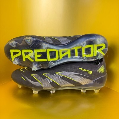 Adidas Predator Elite Laceless FG Electric Stealth Pack Cleats Mens JI1078 Sz 11