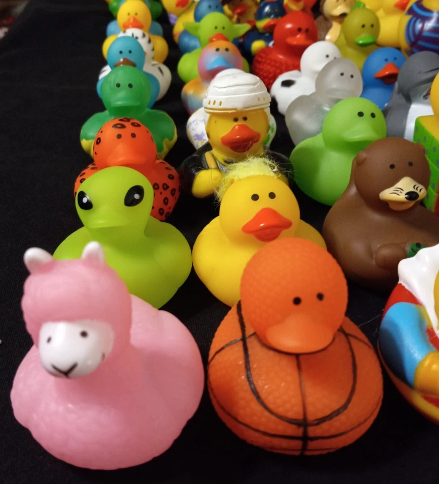 Bulk Assorted Rubber Duckies (50ct.) - New - Unused - Image 2 of 4