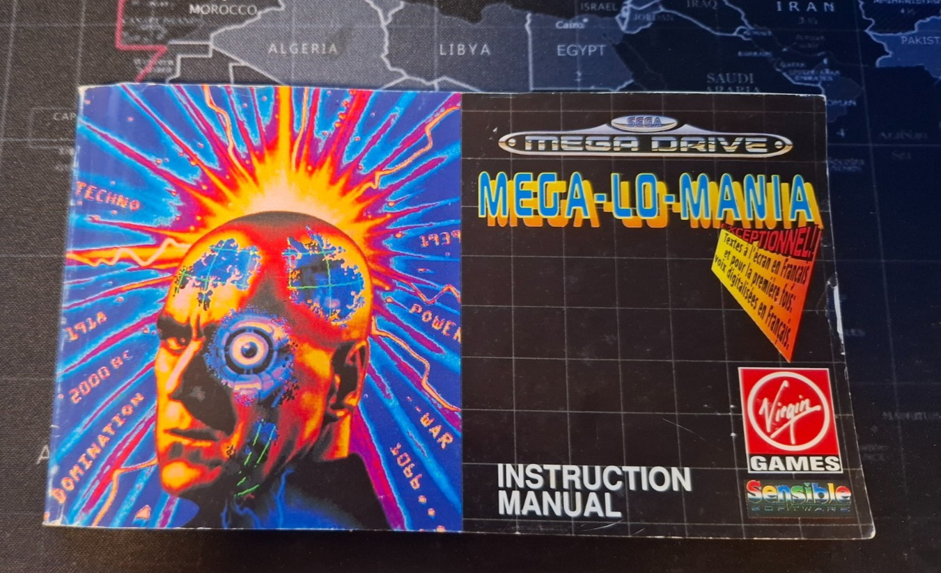 notice seule de megalomania sur mégadrive