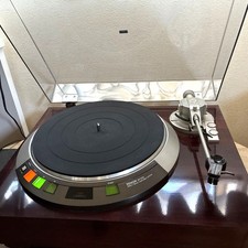 DENON DP-57M Turntable Direct Drive Servo Cartridge EP Adapter Fully Functional