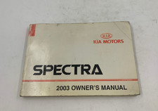 2003 Kia Spectra Owners Manual Oem C03b48012 2003 Kia Spectra Owners Manual Oem C03b48012