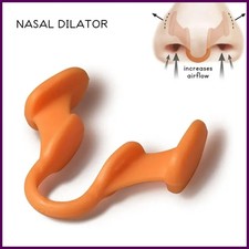 Dilatador nasal de silicona con clip, antirronquidos, ayuda para dejar de roncar