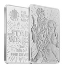 🔥🔥 Star Wars Light Side 10 oz .999 Fine Silver Bar, The Royal Mint Bu 🔥🔥