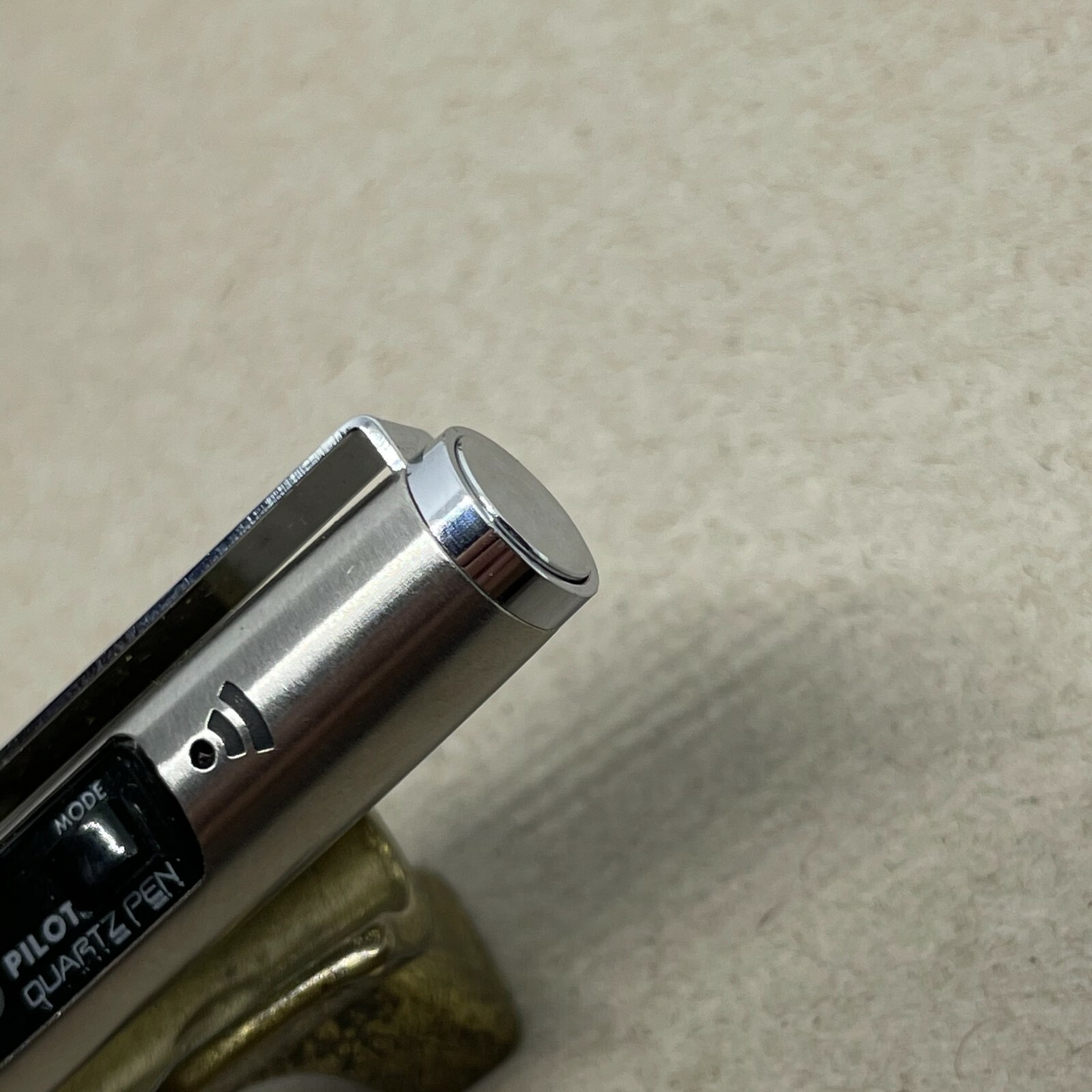613 Pilot Ballpoint Pen Stainless Steel Barrel with Quartz NOS Made in Japan Directe levering is erg populair