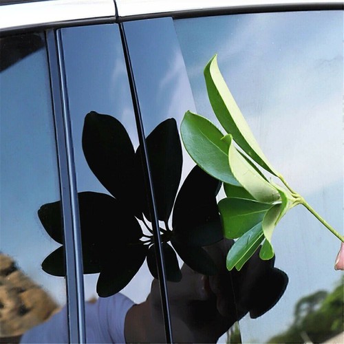 4x Piano Black Pillar Posts For 09-18 Dodge Ram 1500 Door Cover Panel Trim Decor - Picture 2 of 11