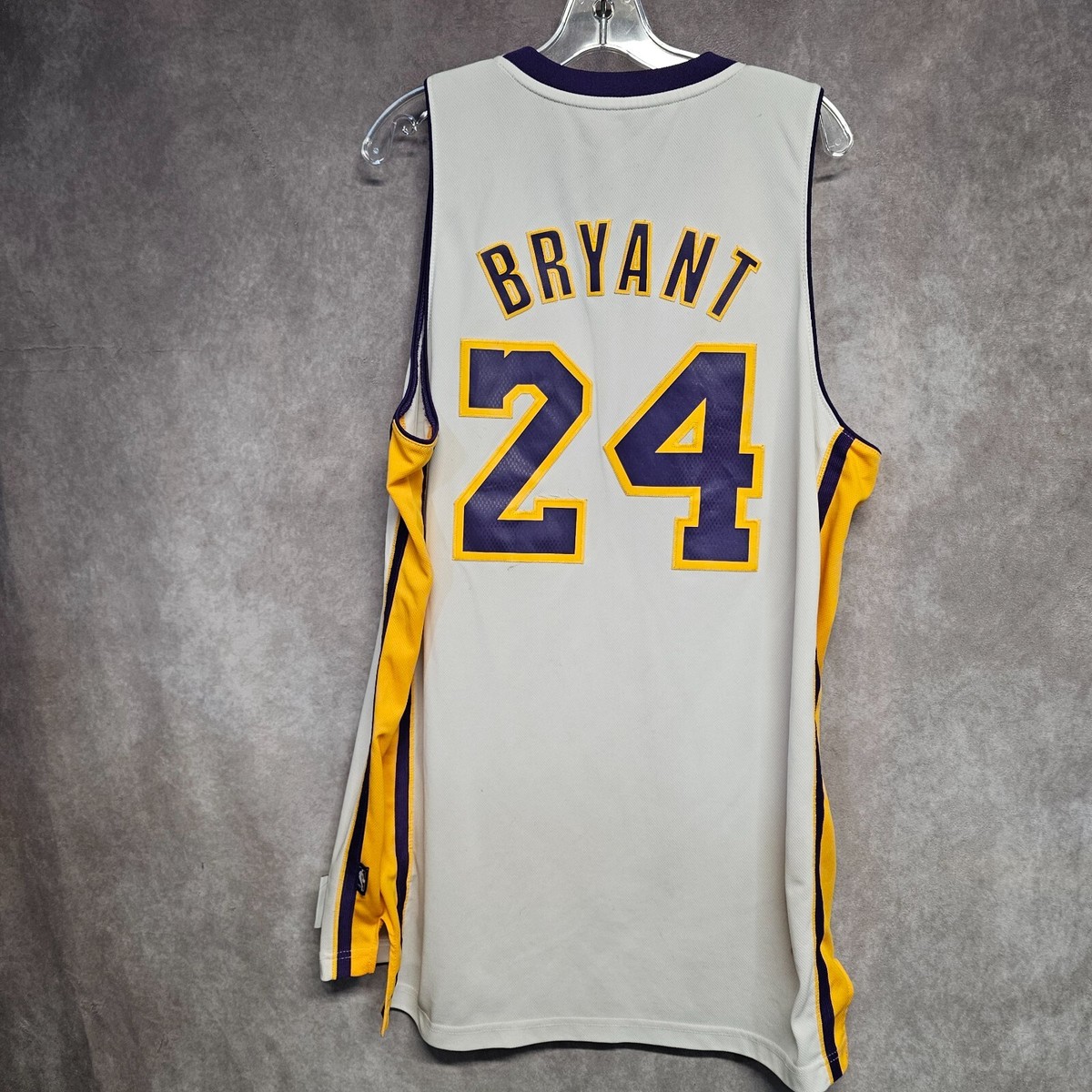 2011 Adidas NBA Los Angeles Lakers Kobe Bryant 24 White Swingman