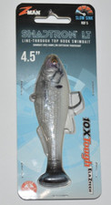 z-man zman shadtron 4.5" line-thru top hook swimbait slow sink sight flash
