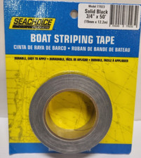 3/4" x 50' Self-Adhesive Seachoice Boat Striping Tape - Black 77923