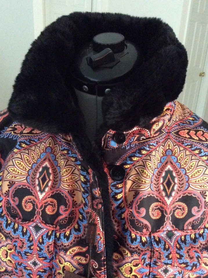 Authentic Etro Double Sided Jacket Black/ Multicolored 12 US 48 IT - Image 3 of 4