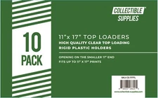 Collectible Supplies 11"x 17" Toploaders (10 pack)