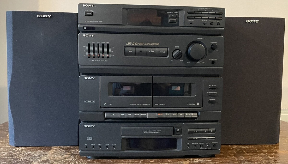 SONY パナソールオーディオシステム Sony HCD-D109 HI-Fi Stereo System CD Deck Receiver | Cassette Not