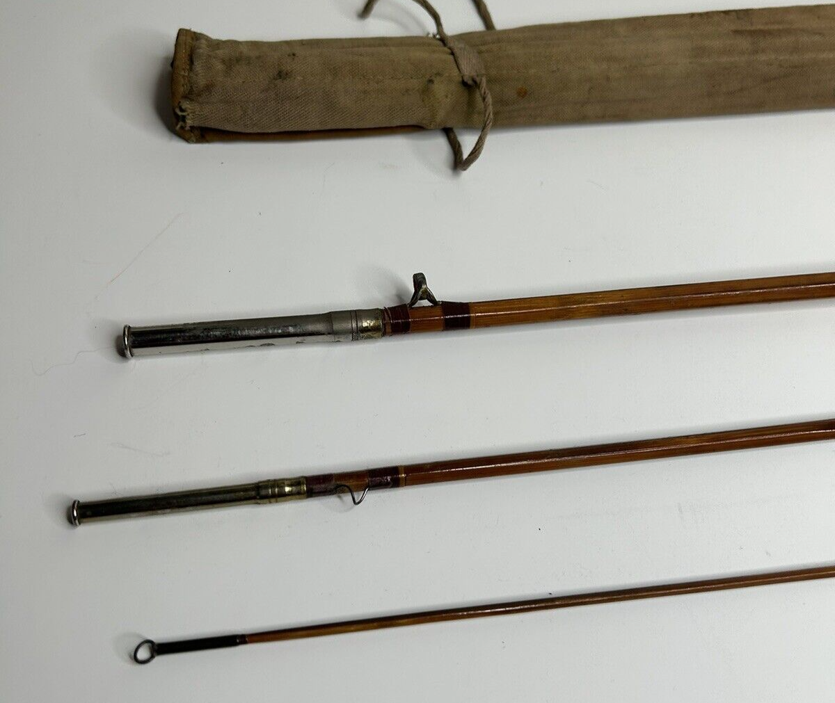 Vintage bamboo fly fishing rods eBay