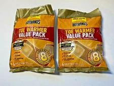 2 Packs of HotHands Toe Warmer total 12 Pairs Odor Absorbing Up to 8 hrs of Heat