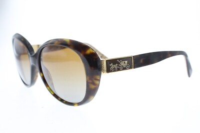 Coach HC 8120 L094 Carter Polarized Sunglasses Dark Tortoise  display picture 2