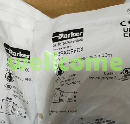 1pc parker P8SAGPFDX Brand new Pneumatic Sensors Shipping via FedEx or DHL