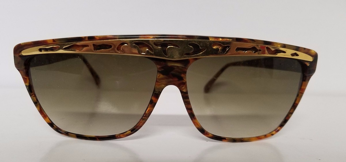 Original Vintage Rare COURREGES Sheild Sunglasses in two  display picture 2