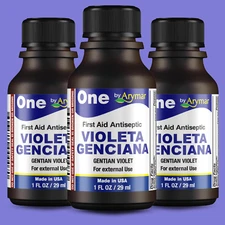 Arymar Violeta Genciana First Aid Antiseptic for Wounds, 1 fl oz (3-Pack)