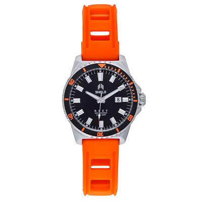 Shield Reef Armband Uhr Mit / Datum - Orange