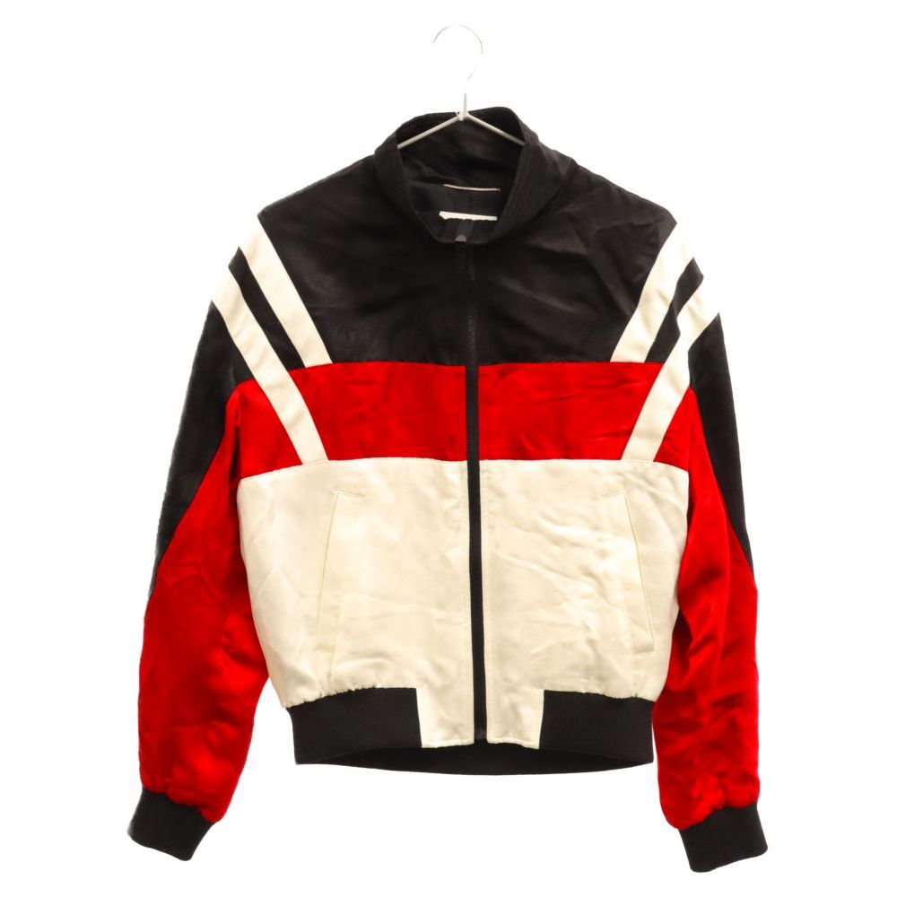 Saint Laurent Paris 22SS 664170 Y2D60 seta teddy blouson uomo 42 giacca zip