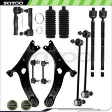 For 2001-2003 Toyota RAV4 Front Rear Control Arm And Ball Joint Tie Rod End