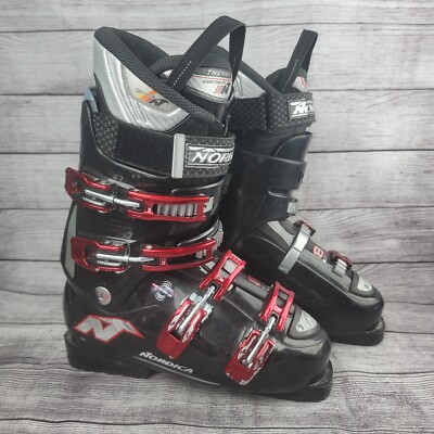Nordica GT-S8 Ski Boots Black/Red Flex Index Adjustable - 305mm (260 265)