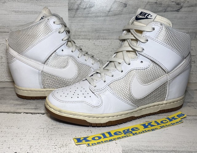 Size 8 - Nike Dunk Sky Hi Mesh White 