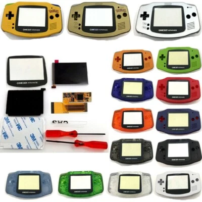 10 Levels Backlight V2 IPS Screen LCD Kits W/pre-cut Shell case For GBA Console