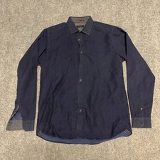 Ted Baker Shirt Mens Size 6 Long Sleeve Button Up