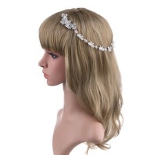 ELegant Bridal Wed Hair Comb Crystal Butterfly Hair Clip Bridesmaid Headpiece