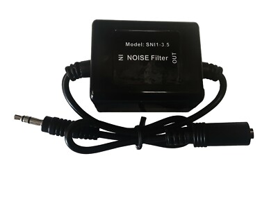 3.5mm Aux Audio Noise Filter Ground Loop Isolator Eliminate Car Electrical Noise