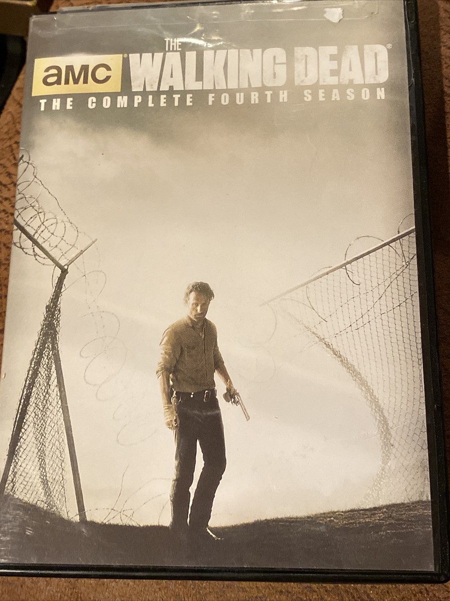THE WALKING DEAD THE COMPLETE FOURTH SEASON DVD AMC, A1