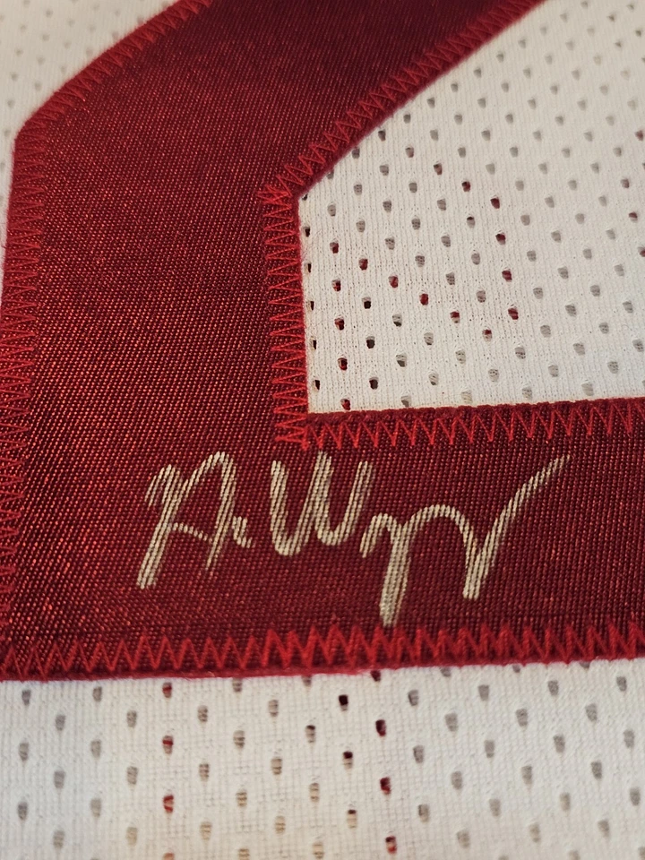 Andrew Wiggins Autographed/Signed Jersey JSA COA White Custom Jersey  - Image 2 of 4