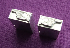 Letterpress Printing ADANA Pointing OUTLINE FISTS New Cast Metal Type 18 x 36pt