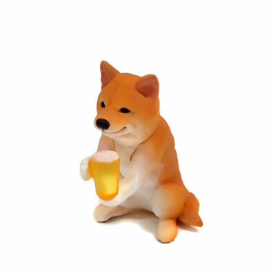 After 5 O'clock Animals II Shiba Figure Keychain