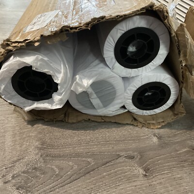 (4) Rolls 36'' x 150' 20# 2  Core RB Inkjet Roll Bond Converting (SB)