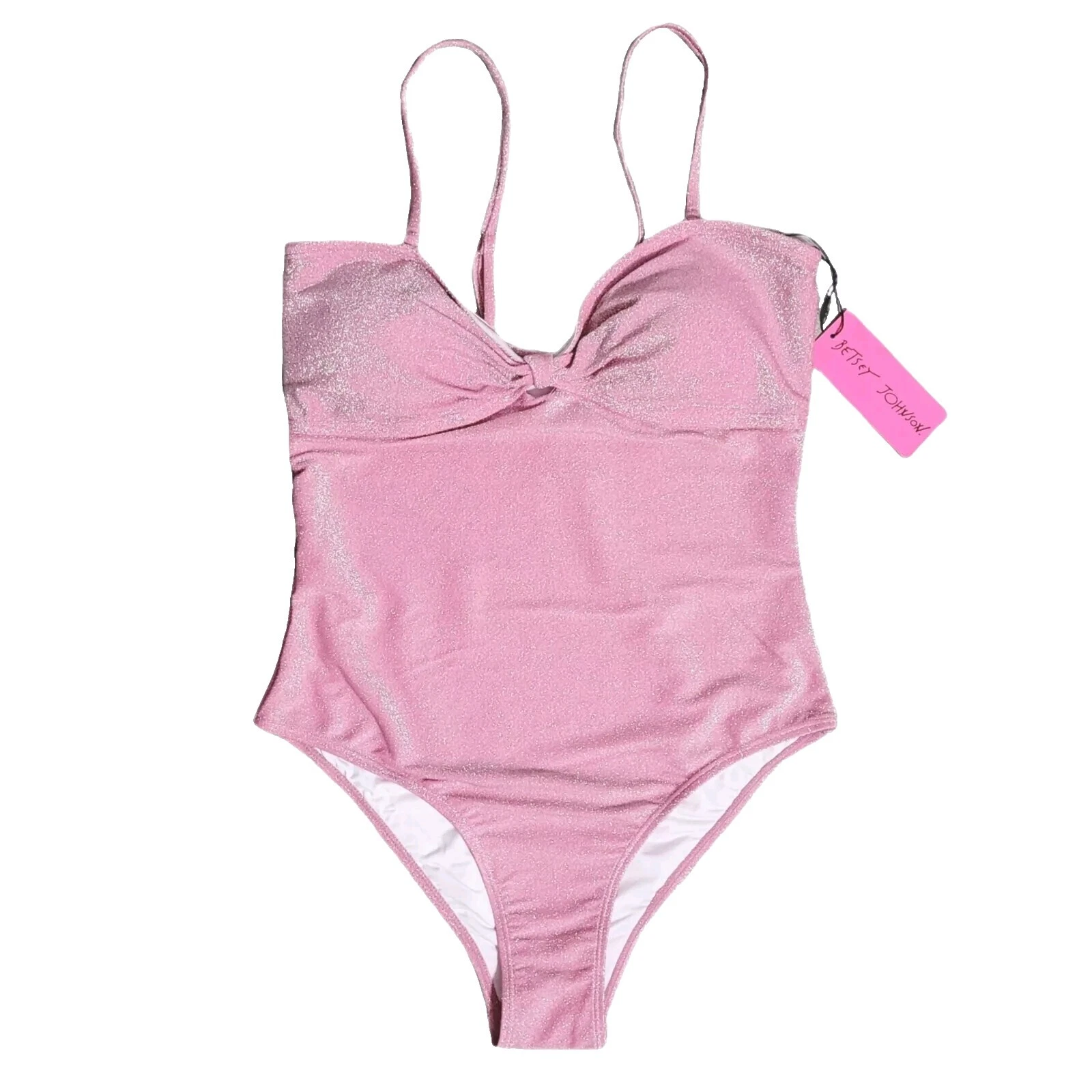 Betsey Johnson Solid Regular Size Swimwear for Women