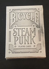 Bicycle Steampunk Silver deck V1 Theory11 playing cards 2012 edition USPCC
