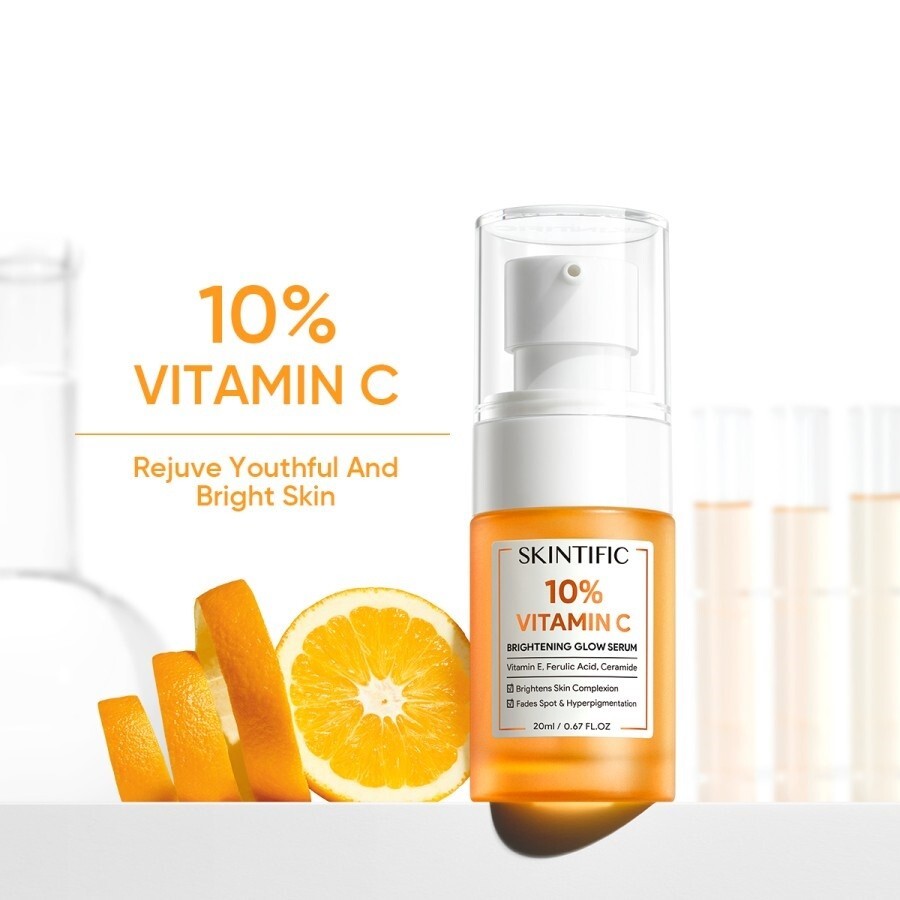 美容液 SKINTIFIC 10% VITAMIN C SERUM 20ml SKINTIFIC 10% Vitamin C Brightening Glow Serum 20ml | eBay
