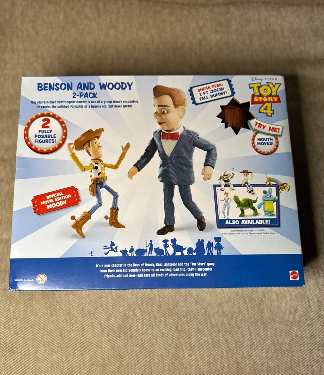 DISNEY TOY STORY 4 BENSON AND WOODY 2 PACK RARE BNIB | eBay