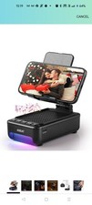 Gifts for Men Him, Cell Phone Stand with Bluetooth Speaker Led Color Changing Li