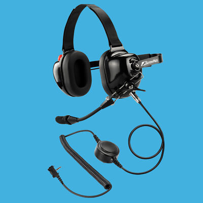 Quality Earphone with 24dB Sound Isolation Earmuff PTT for Vertex VX-160 VX-180