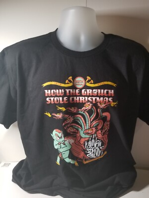 Living Legend TShirt How The Grinch Stole Christmas2016 Annual Tour Black Medium