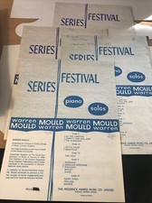 Warren Mould piano solos lot of 4  1963   sheet music 2D