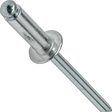 Pop Rivets 1/8" x 1/4" Aluminum Body Steel Mandrel Dome Head Blind Qty 100
