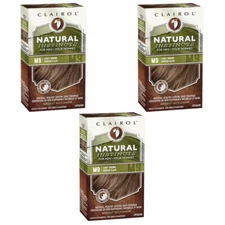 3-New Clairol Natural Instincts Semi-Permanent Hair Dye Kit for Men, Light Brown