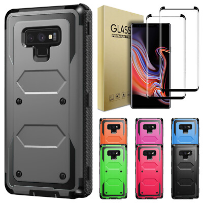 For Samsung Galaxy Note 9 Rugged Protective Phone Case Cover / Screen Protector